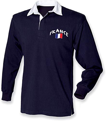 Supportershop Kinder Polo Rugby LS Frankreich M blau Supportershop Kinder Polo Rugby LS Frankreich M blau von Supportershop