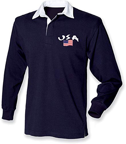 Supportershop Kinder Polo Rugby LS USA S blau Supportershop Kinder Polo Rugby LS USA S blau von Supportershop