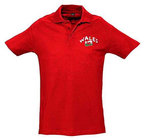 Supportershop Kinder Polo Enfant Pays de Galles Poloshirt, Rugby Wales, rot, FR : S (Taille Fabricant : 4 ans) Supportershop Kinder Polo Enfant Pays de Galles Poloshirt, Rugby Wales, rot, FR : S (Taille Fabricant : 4 ans) von Supportershop