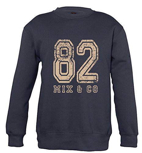 Supportershop Unisex Kinder Sweatshirts Pullover, Navy, 128 Supportershop Unisex Kinder Sweatshirts Pullover, Navy, 128 von Supportershop
