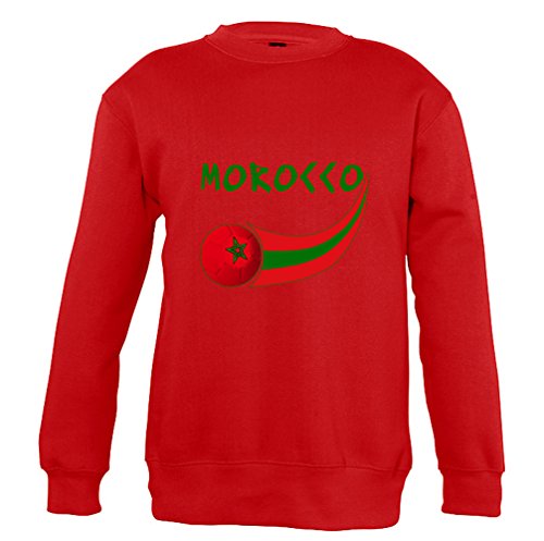 Supportershop Marokko Sweatshirt Jungen XL rot Supportershop Marokko Sweatshirt Jungen XL rot von Supportershop
