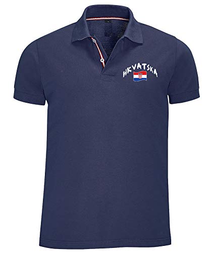 Supportershop Polo Croatie Marine Oberteil, M Supportershop Polo Croatie Marine Oberteil, M von Supportershop