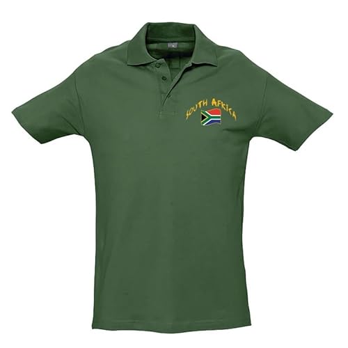 Supportershop Polo Rugby Afrique du Sud vert M Polohemd, grün, M von Supportershop