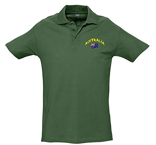 Supportershop Polo Rugby Australie vert XXL Polohemd, grün Supportershop Polo Rugby Australie vert XXL Polohemd, grün von Supportershop