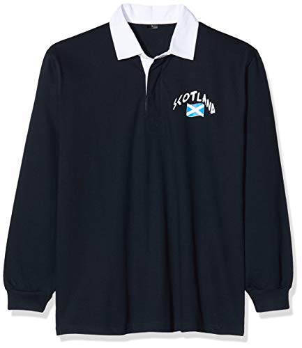 Supportershop Polo Rugby Schottland, Langarm, Unisex, Erwachsene, Größe S Supportershop Polo Rugby Schottland, Langarm, Unisex, Erwachsene, Größe S von Supportershop
