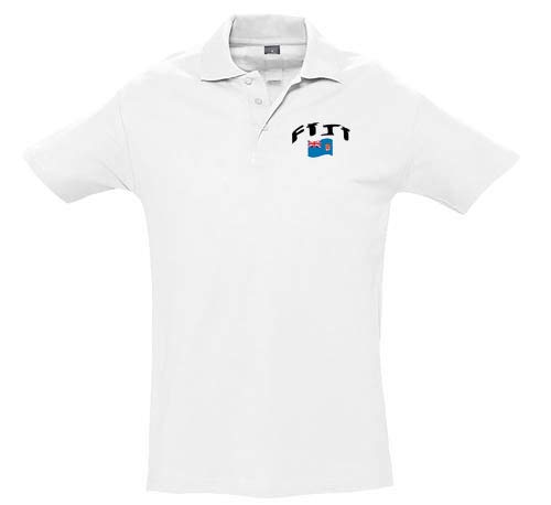 Supportershop weiß Poloshirt Fidji, M von Supportershop