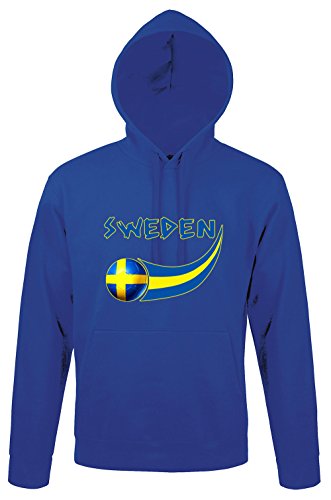 Supportershop Schweden – Herren Kapuzenpullover XL blau Supportershop Schweden – Herren Kapuzenpullover XL blau von Supportershop