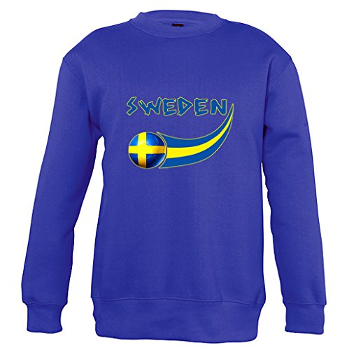 Supportershop Jungen Schweden Sweatshirt, blau, 116 Supportershop Jungen Schweden Sweatshirt, blau, 116 von Supportershop
