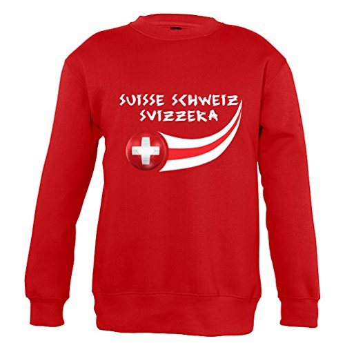 Supportershop Schweiz Sweatshirt Jungen S rot Supportershop Schweiz Sweatshirt Jungen S rot von Supportershop