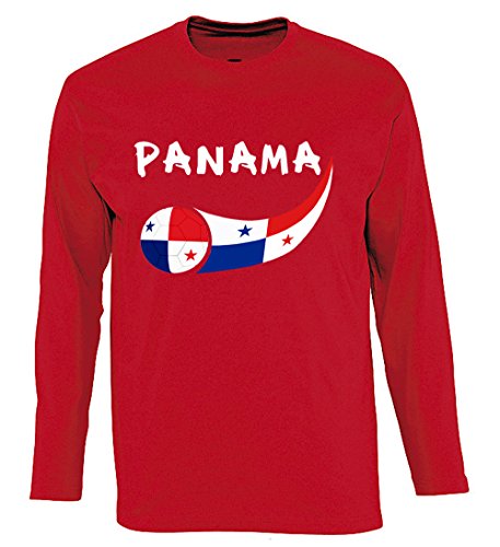 Supportershop Herren T-Shirt Panama L/s, rot, M von Supportershop