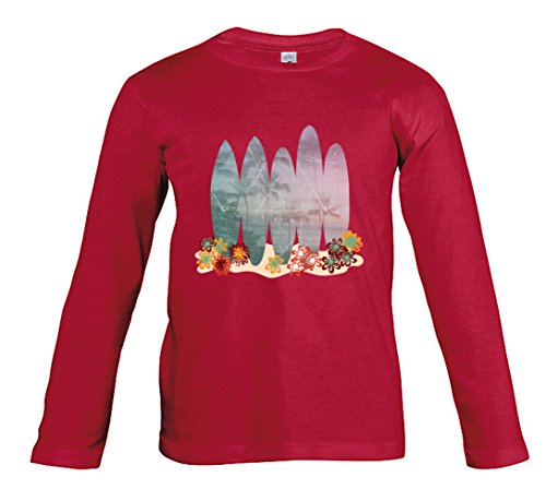 Supportershop Shirt rot Langarm Surf Kinder für 4-Jährige rot Supportershop Shirt rot Langarm Surf Kinder für 4-Jährige rot von Supportershop