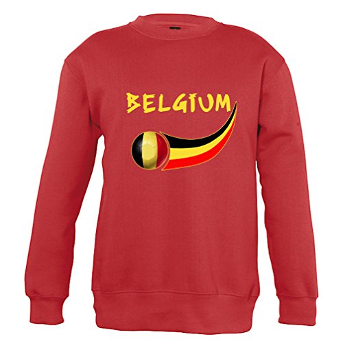 Supportershop Sweat Kinder Rot Belgien Fußball 8 Jahre rot Supportershop Sweat Kinder Rot Belgien Fußball 8 Jahre rot von Supportershop