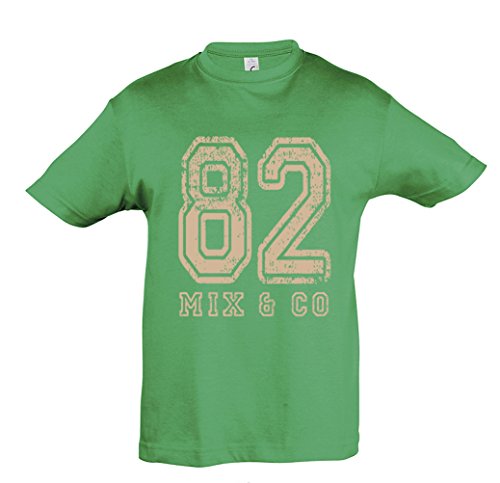 Supportershop T-Shirt Grün 82 Mix and Co Kinder 8 Jahre grün von Supportershop