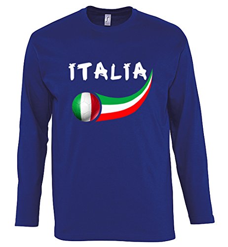 Supportershop T-Shirt L/S Blau Italien Fußball XXL blau Supportershop T-Shirt L/S Blau Italien Fußball XXL blau von Supportershop