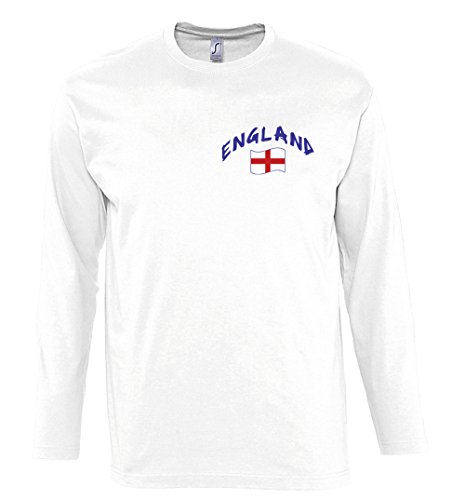 Supportershop T-Shirt L/S weiß England Fußball S weiß Supportershop T-Shirt L/S weiß England Fußball S weiß von Supportershop