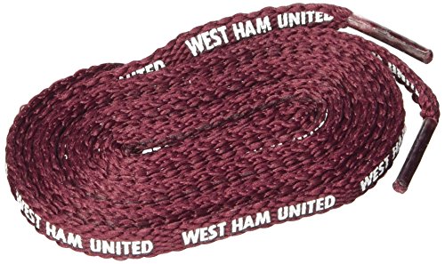 West Ham shoelaces 110cm long 100% polyester von Supportershop