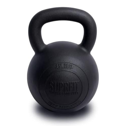 Suprfit - Econ Professional Kettlebell 40Kg - Pulverbeschichtete Kugelhantel aus massivem Gusseisen für Fitness, Crossfit & Krafttraining - Schwarze Kettlebells Hantel für Homegym und Fitnessstudios Suprfit - Econ Professional Kettlebell 40Kg - Pulverbeschichtete Kugelhantel aus massivem Gusseisen für Fitness, Crossfit & Krafttraining - Schwarze Kettlebells Hantel für Homegym und Fitnessstudios von Suprfit