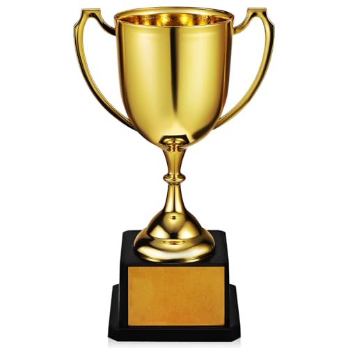 SUPVOX Gold Trophy Award, Kunststoff-Gold-Trophäen – Gewinner-Trophäe für Sportturniere, Spielwettbewerbe, Geburtstagsparty-Spiele, Erfolge und Meisterschaften von Supvox