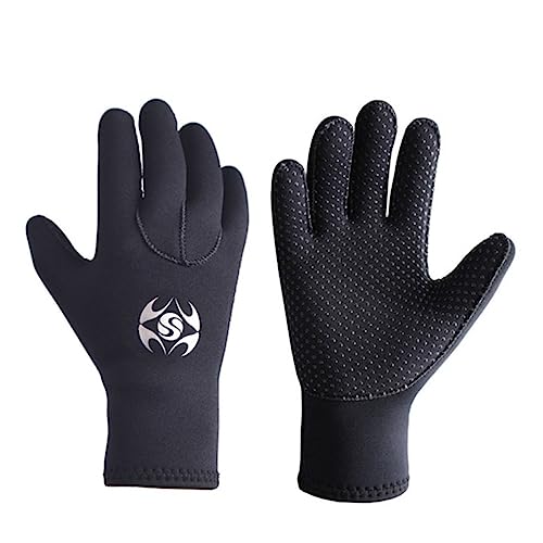 Supvox 1 Paar Surfhandschuhe wärmere Neoprenhandschuhe Neoprenanzug-Handschuhe thermohandschuhe wärmende Handschuhe Tauchhandschuhe 3mm Ausrüstung zum Speerfischen warm halten von Supvox