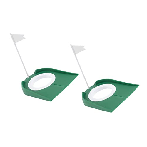 Supvox 1 Satz Golf-Putting-Scheibe Golf Simulator Golfübungsgeräte Golf-übungswerkzeug Putting-praktikum Golf-Putter Golf-übungsmatte Golf-übungsloch Putting-Loch Üben Cpe-Kunststoff 2st von Supvox