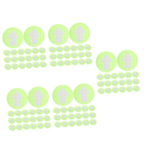 Supvox 100 Stück Richtungsaufkleber Schilder Direktzeichen Reflektierende Markierung Pfeilrichtungszeichen Kleine Pfeilaufkleber Reflektierende Pfeilmarkierungen von Supvox