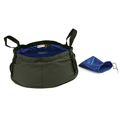 Supvox 12L Faltbarer Outdoor Waschbecken Eimer Mit Aufbewahrungstasche Dunkelblau Tragbarer Camping Eimer Ideal Für Reisen Und Outdoor Aktivitäten Platzsparend Und Leicht von Supvox