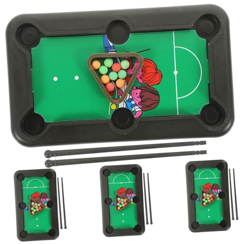 Supvox 16 Sätze Billardspiel Desktop-Mini-Billard Desktop-Billard tischtennisplatte für den Pool billardtisch Kinder Mini-Tisch-Billard-Spielzeug Mini-Billardtische für Kinder Plastik von Supvox