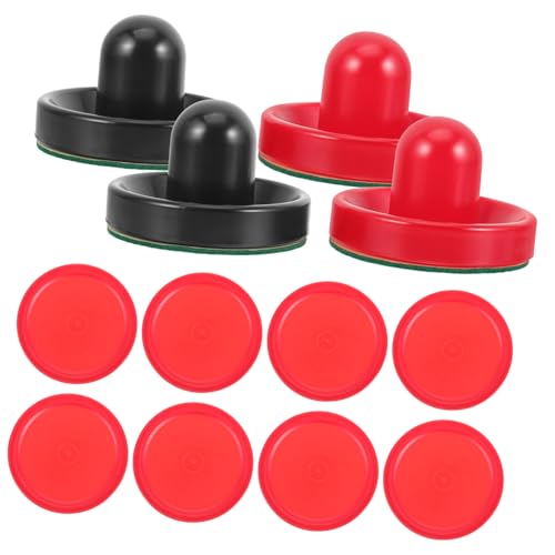 Supvox 16 Stück Air Hockey Pucks Und Drücker Set Ersatz Für Spieltische Inklusive Torwart Header Rot Und Dunkelblau Ideal Für Tischhockey Und Freizeitspiele von Supvox