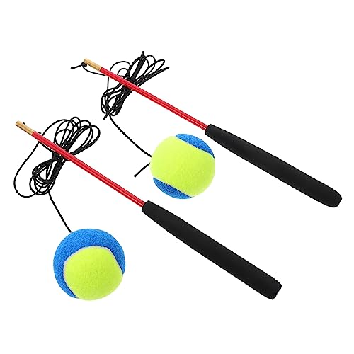 Supvox 2 Sätze Bounce Hüpfball B Outdoor Für Schwungradbett Sport Spinner Übungsbälle Eltern – Interaktives Outdoor Übungsspiel Bälle Gummi von Supvox