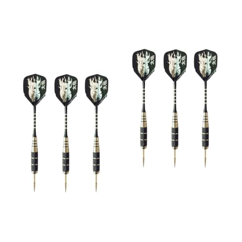 Supvox 2 Sätze Schulanfänger Flights Darts Dartpokal Darts Shafts Darts Tungsten Darten Pin-typ Darts Für Sportveranstaltungen Spiel Darts Flüge Darts Fallsicher 3 Stück * 2 von Supvox