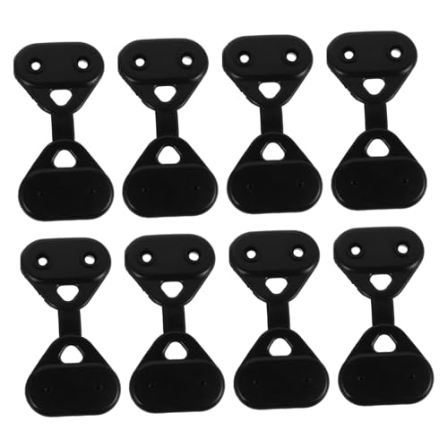 Supvox 20st Sonnenschutznetzschnalle Schatten Stoffklemmen Accessoire Aus Schattenspendendem Stoff Sonnenschutz-fix-klemme, Netzclip Robuste Sonnenschutz-Clips -Clip Abs Black von Supvox