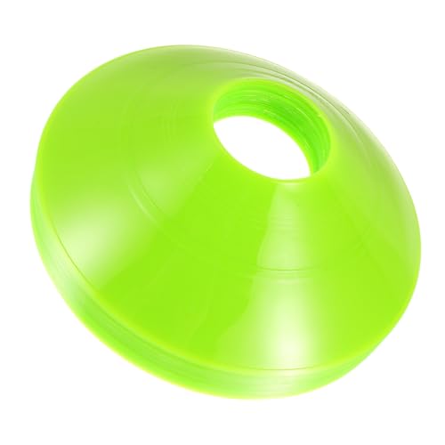 Supvox 25st Fußball-trainingsausrüstung Scheibenkegel Fußballwürfel Fußballplatten Kleine Fußballhütchen Für Trainingskegel Zapfen Für Fußball Flache Sport Green von Supvox