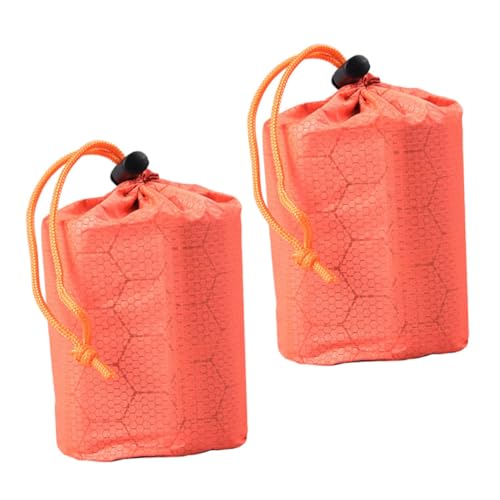 Supvox 2St Camp-Schlafsack-Aufbewahrungstasche tragbarer Schlafsack aufbewahrungssack beileight rettungsdecken für Schlafsäcke für Erwachsene Notfall-Schlafsack Schlafsack Packsack Nylon von Supvox