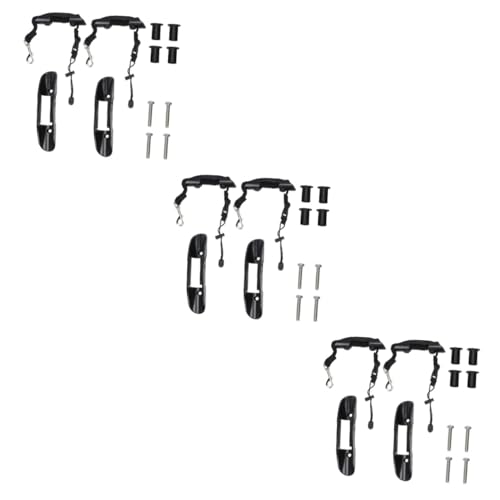 Supvox 3 Sätze 3 Sets Sicherheitsseil Sitzpaddel Schnalle Paddel Clip Set Stangenschiene Aufblasbares Brett Doppelkanu Sup Trolling Leine Halter Ständer Paddel 12 Stück * 3 von Supvox