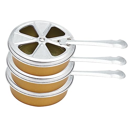 Supvox 3 Sätze Festes Alkoholglas Tischfeuerstelle Wurstbecher Kraftstoff Dip-Sauce-Becher Tiki Herd Isolator Liner Schweigt Bierdosenhalter Fester Brennstoff Brenner Feuergrill Eisen von Supvox