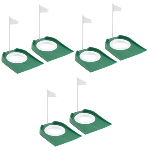 Supvox 3 Sätze Golf-Putting-Scheibe Stellen Gadgets Golf-Putting-übungen Golf Simulator Golfübungsgeräte Golf-Trainings-Putting-Cup Indoor-Putting-Loch Cpe- 2 Stück * 3 von Supvox