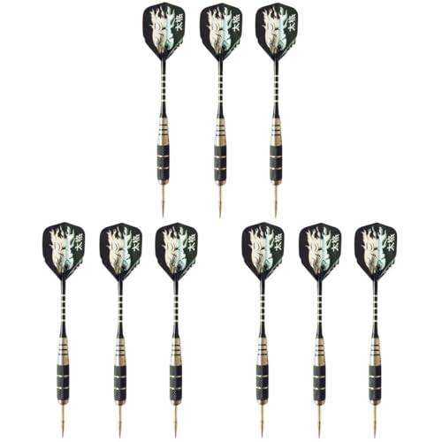 Supvox 3 Sätze Spiel Darts Schulanfänger Flights Darts Darten Stelldartscheiben Dartscheibw Dartflüge Dartpfeil Darts Tungsten Fallsicher Pin-typ Flüge Darts 3 Stück * 3 von Supvox