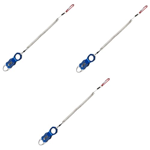 Supvox 3 STK Fischzange Snaps Angeln Angler ausrüstung anglerzubehör Fishing kit Fishing Tools Angelklemme Angelgeräte Werkzeug Fischgreifer aus Edelstahl Fischlippengreifer Aluminium von Supvox