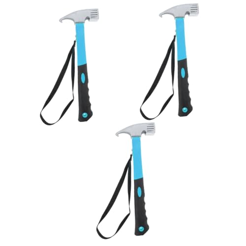 Supvox 3St Lagerkeule multifunktionshammer multifunktions Hammer Camping-Werkzeug Camping-Hammer Outdoor Gear Multifunktions-Zelthammer Hammerwerkzeuge für Handpfähle Stahlhammer Blue von Supvox