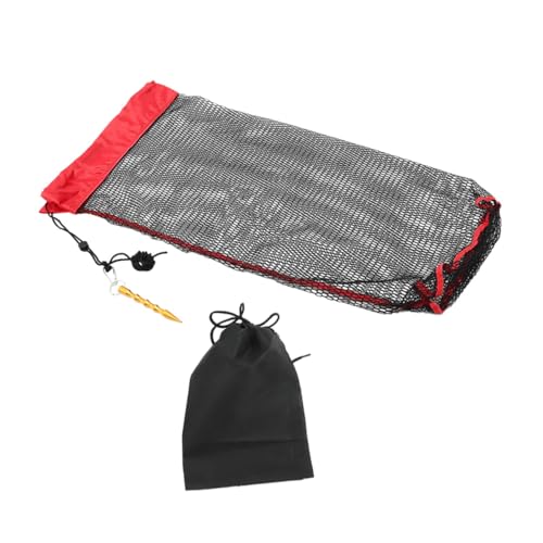 Supvox 4 Stück Fischschutz Fischernetz Ersatz Fischnetz Angelnetz Zur Aufbewahrung Angelschutzgitter Angelkescher Tragbare Angeltasche Fisch-ortungsnetz Taschen Für Fischernetze Nylon von Supvox