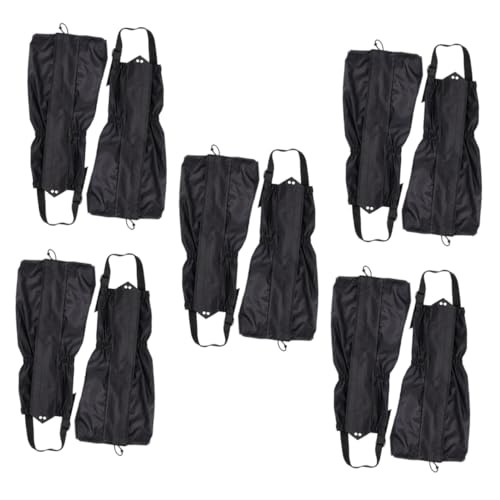 Supvox 5 Sätze Schnee-Leggings Gamaschen Zum Wandern Vlies Schneeschutzbeinmanschetten Beinabdeckung Für Outdoor-aktivitäten Winterlicher Beinschutz Wanderzubehör Oxford-Stoff 2 Stück * 5 von Supvox