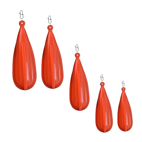 Supvox 5St Angelübungsköder Übungswurfgewichte aus Gummi Gussstopfen für den täglichen Gebrauch Gießen Kinder Angel Beginner Outdoor-Übungsstecker Fischerei Versorgung draussen Angeln PVC von Supvox