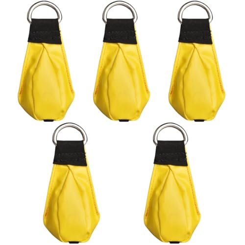 Supvox 5st Kletter-wurftasche Wiederverwendbare Taschen Baumpfleger Seil Wasserdicht Wiederverwendbare Einkaufstaschen Seiltasche Gewichtet Kabel Haken Pop-up-Baldachin Rostfreier Stahl von Supvox