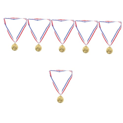 Supvox 6 Sätze Boxkampfmedaille Sportwettbewerbe Boxen Medaillen Goldmedaillen Für Auszeichnungen Gold Medaille Medaillen Aus Metall Belohnungspreis Zinklegierung Golden 5 Stück * 6 von Supvox