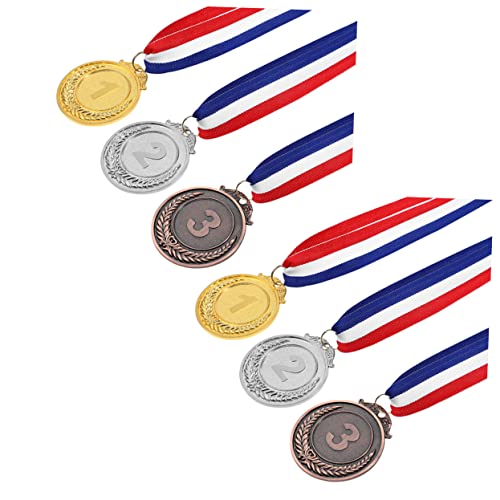 Supvox 6 Stück Sportmedaillen Wettbewerbsmedaillen Goldmedaillen Für Kinder von Supvox