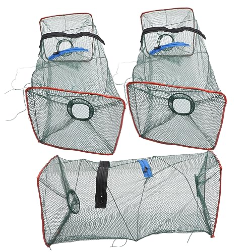 Supvox 9 STK Garnelenfalle fischen Garnelen Fallen Fischreusen für Langusten Krebsnetz schleppnetz Fishing Accessories Elritzenfalle zum Angeln Krabbenfalle für Blaue Krabben Legierung von Supvox