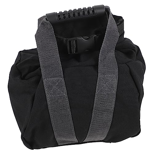 Supvox Fitness-Gewichtheber-sandsack Boxsack Gewichthebergurte Aufhänger Hebehaken Handgelenkschlaufen Beim Gewichtheben Gewichtsgürtel Sandsäcke Yoga-sandsack Riemen Segeltuch Black von Supvox