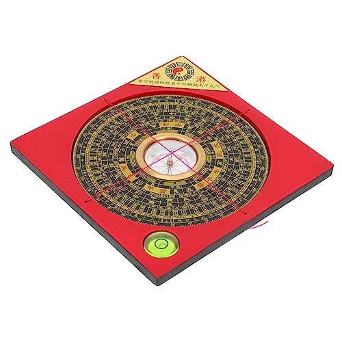 Supvox Kompass-Ornamente büro Dekoration office Decoration Wanddekoration Feng Shui Kompass Dekor für den Tisch schicker traditioneller Kompass im chinesischen Stil schmücken Bakelit von Supvox