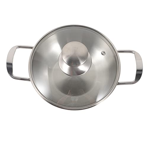 Supvox Mini-Hot Pot Topf antihaftbeschichtet heißer Topf Chafing Dishes Kochtopf für zu Hause Topf verdicken pfannenwender Wok Edelstahlpfanne Kochpfanne aus Metall Rostfreier Stahl von Supvox