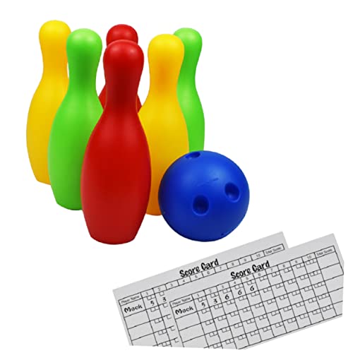 Supvox Sport-Bowling-Spielzeug Bowling-Spielzeug für Kleinkinder Bowling-Actionspiel outdoorspielzeug Outdoor Spielzeug Bowling-Spielzeug für Kinder Bowlingspielzeug für Kinder Colorful von Supvox